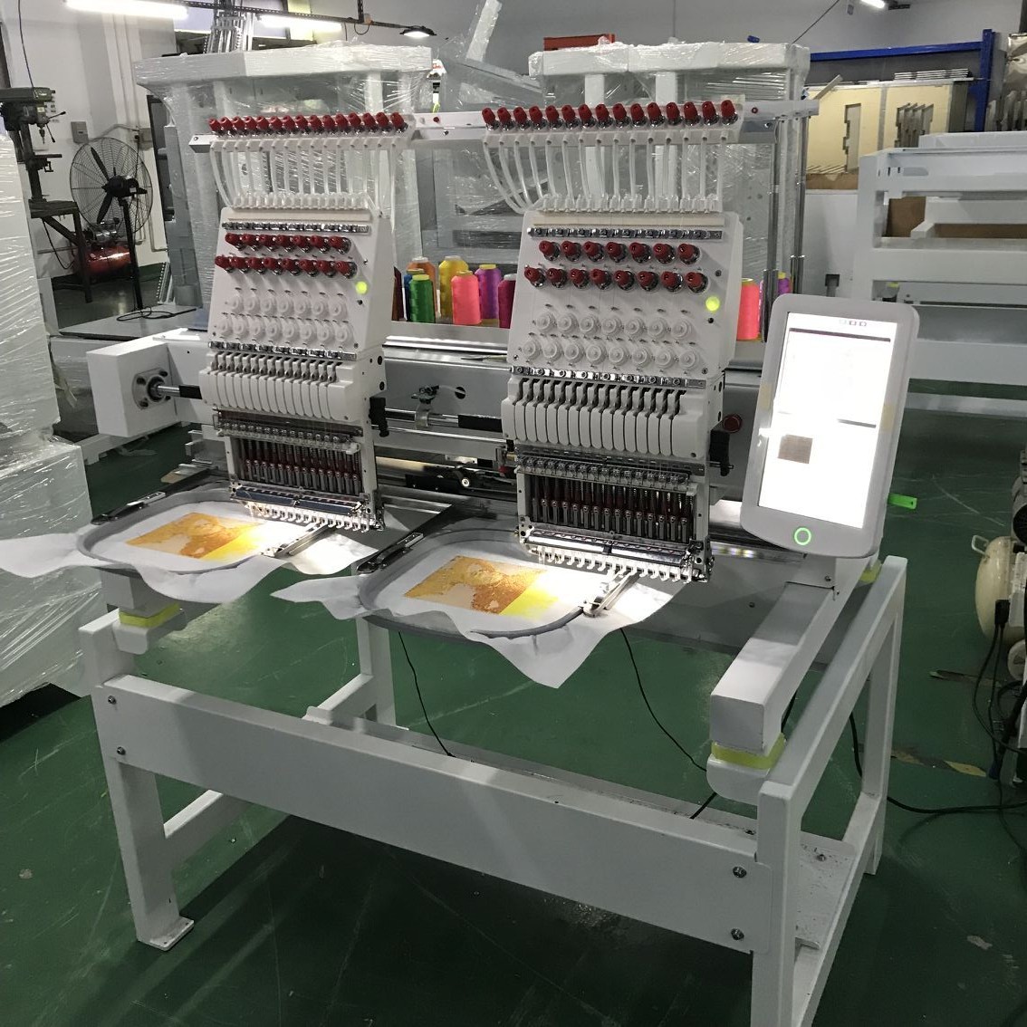 2 سر کڑھائی machine.jpg 2 heads embroidery machine.jpg